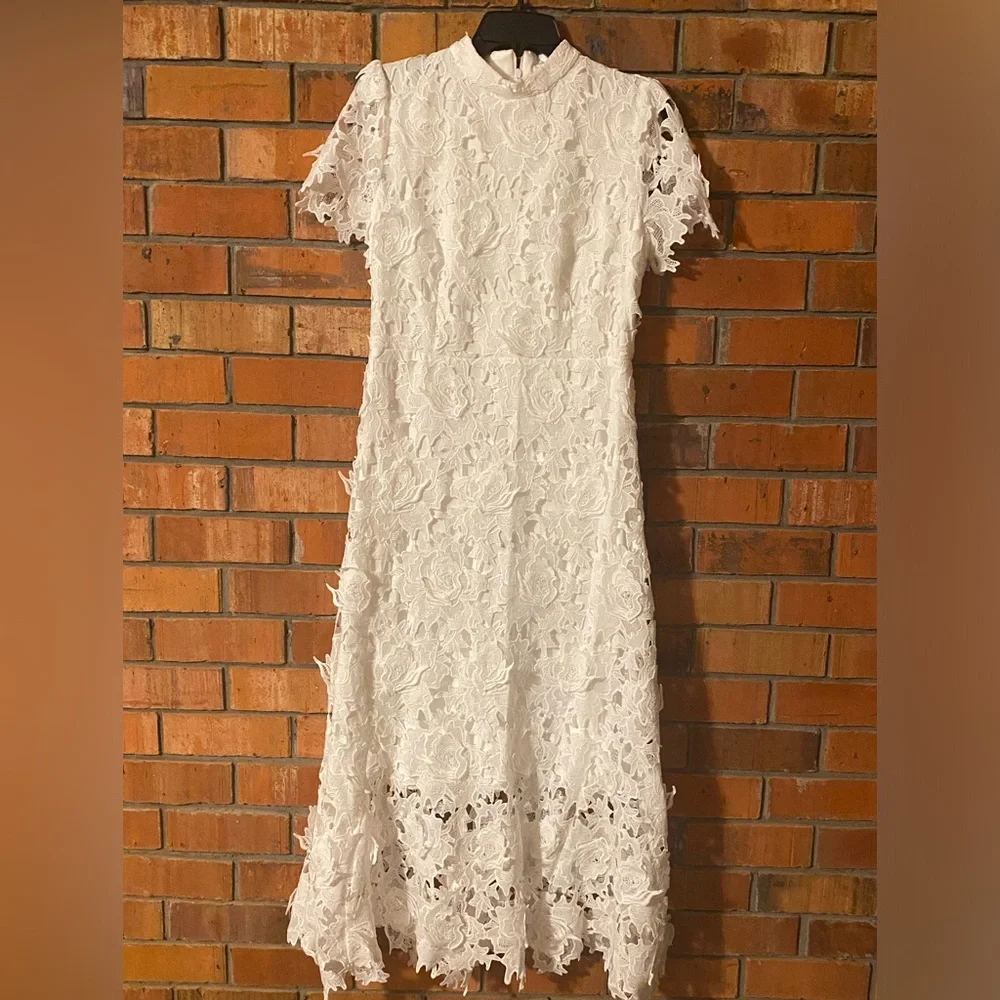 SHEIN white lace dress - Picture 1 of 1